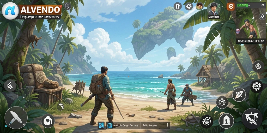 Gameplay ALVENDO yang menakjubkan dalam dunia Open World.