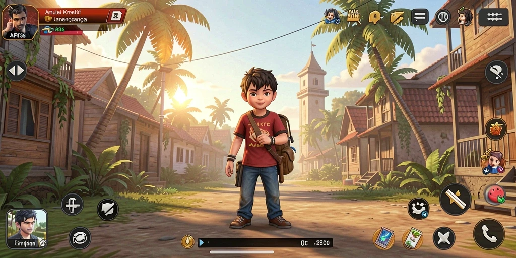 Tangkapan layar utama API36 menunjukkan gameplay simulasi yang imersif dan grafis menakjubkan.