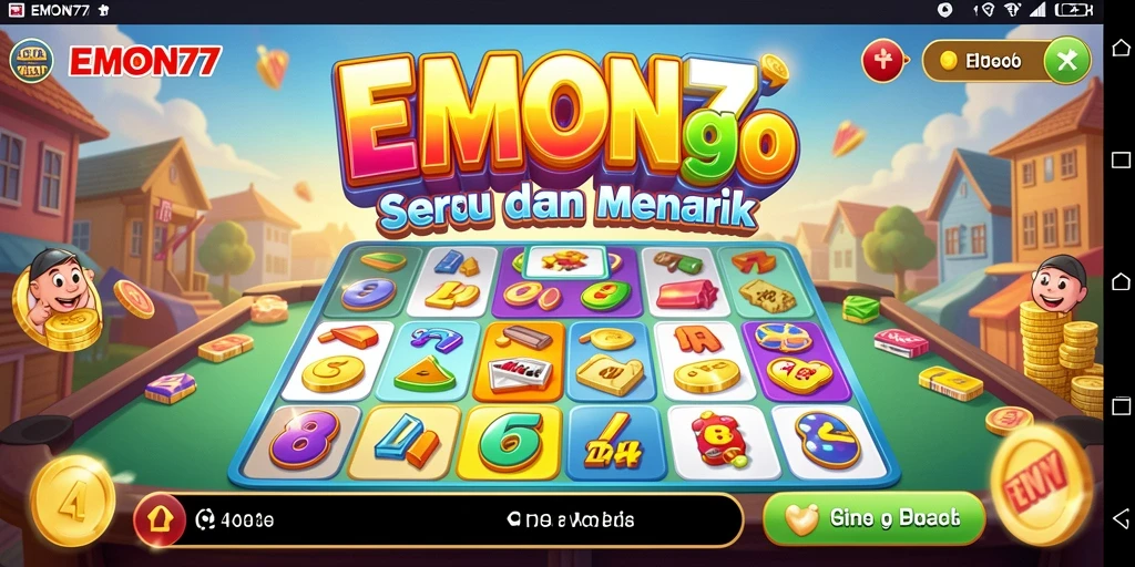 Tampilan gameplay seru di EMON77 dengan interaksi sosial.