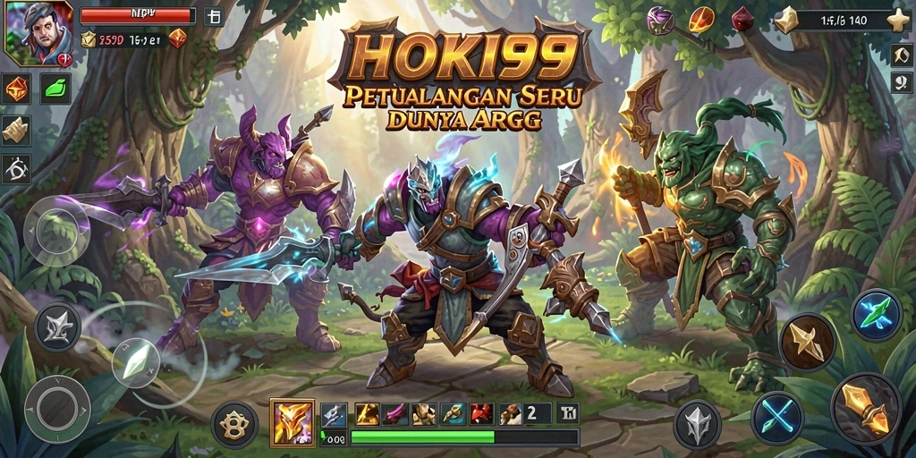 Tampilan gameplay HOKI99 yang menarik dan menegangkan.
