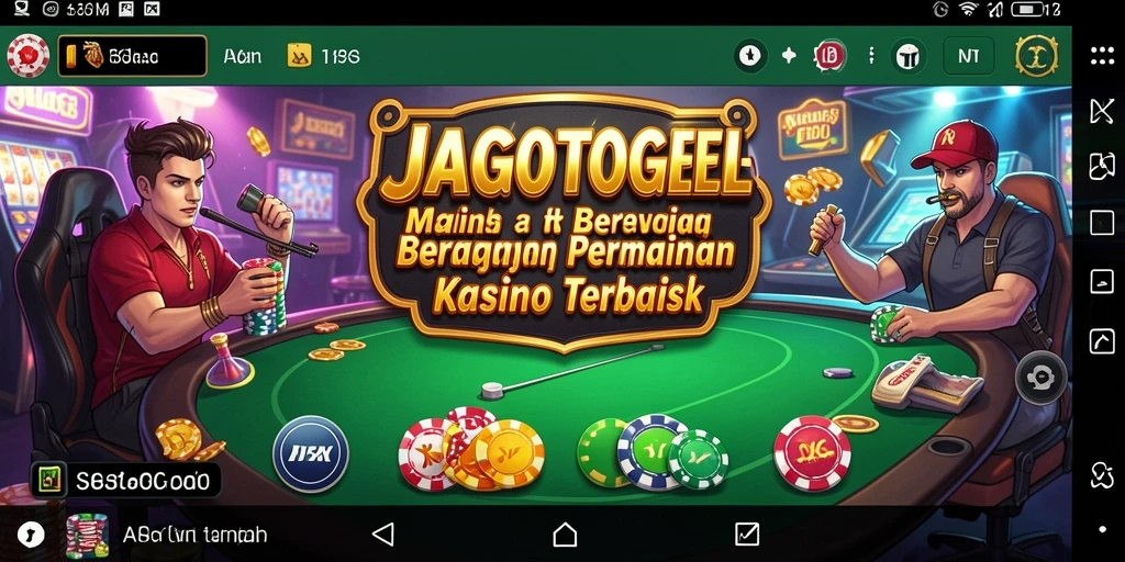 Screenshot gameplay JAGOTOGEL menampilkan aksi kasino yang seru dan mendebarkan.