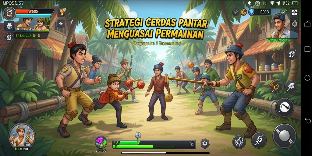 Tampilan gameplay seru di MPO555 yang memupuk strategi jitu.