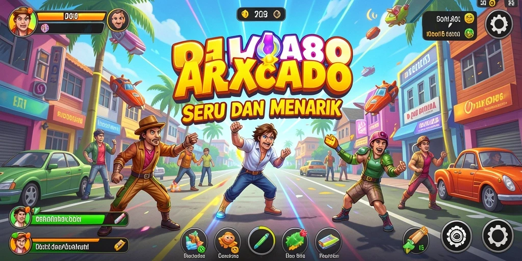 Tampilan menarik dari gameplay arcade OLX888 dengan berbagai tantangan seru.