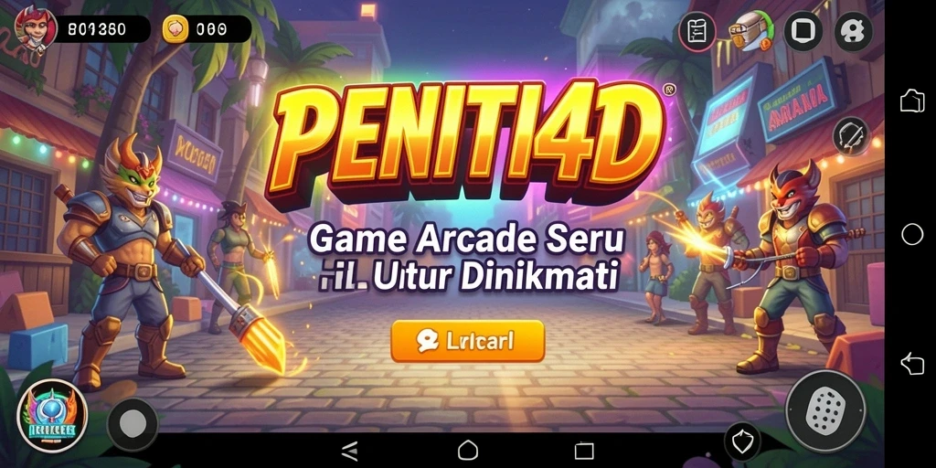 Screenshot gameplay menarik dari aplikasi PENITI4D.