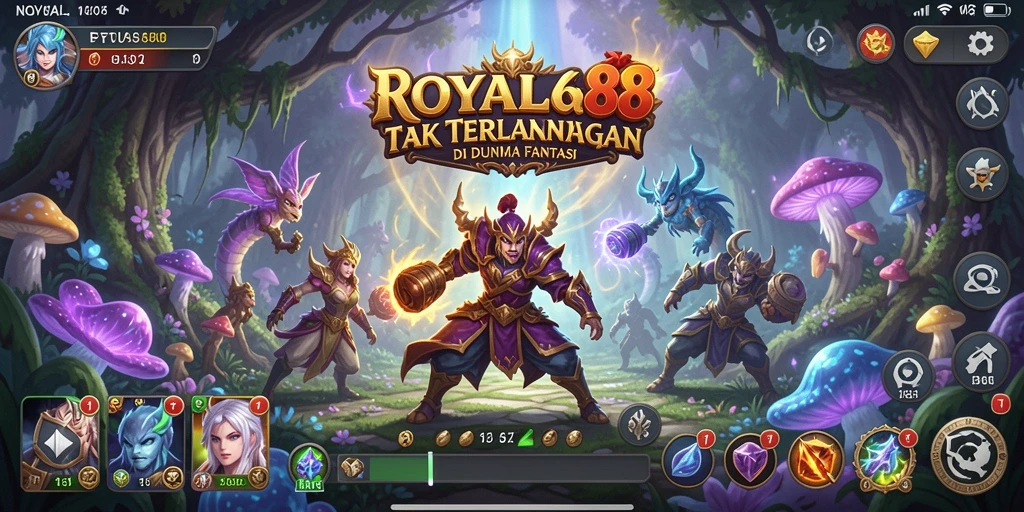 Tampilan gameplay ROYAL88 yang memukau saat menjelajahi petualangan seru.