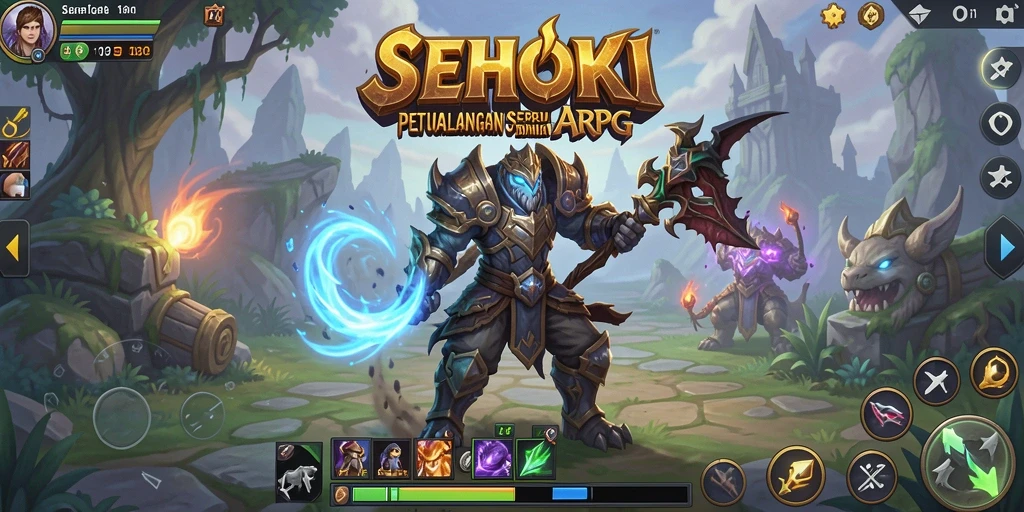 Tampilan gameplay SEHOKI yang penuh aksi dan strategi.